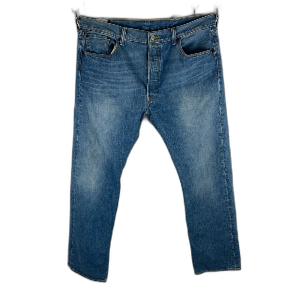 Levi's 501 Original Fit Jeans Men’s 38x32 Blue Straight Leg Button Fly Denim